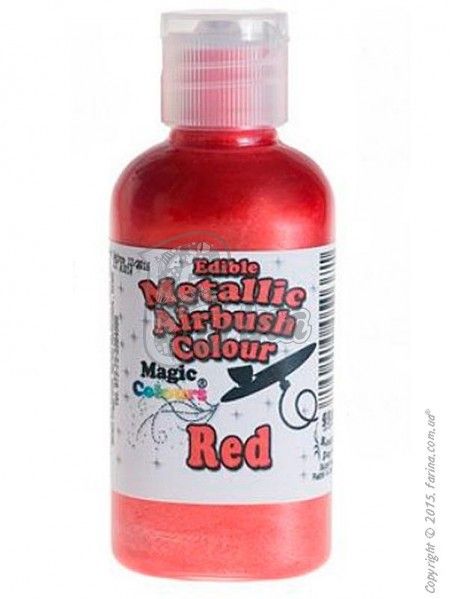  Краситель для аэрографа Красный металлик Magic Colours 55 мл - Metallik Airbrush (Металлик Эйрбраш)< фото цена
